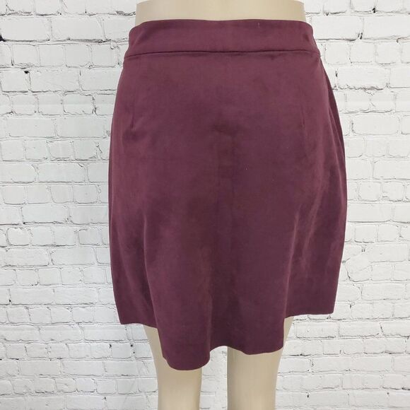 𝅺artitzia Wilfred Free Nescher Wrap Skirt Wine S - Picture 2 of 6